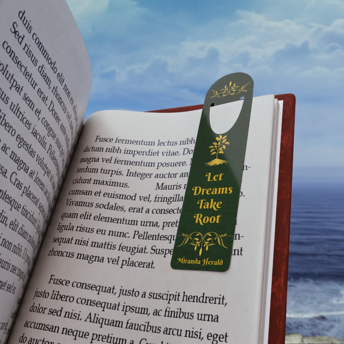 Let Dreams Take Root Metal Bookmark